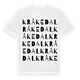 Kråkedal ordlek t-shirt