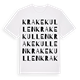 Krakekullen ordlek t-shirt