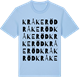 Blue Soul t-shirt med Kråkeröd ordlek t-shirt