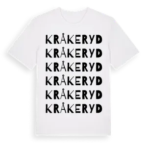 Kråkeryd ordlek t-shirt – ekologisk bomull t-shirt från Pinshirt