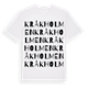 Kråkholmen ordlek t-shirt