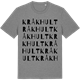 Mid Heather Gray t-shirt med Kråkhult ordlek t-shirt