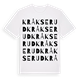 Kråkserud ordlek t-shirt