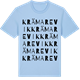 Blue Soul t-shirt med Krämarevik ordlek t-shirt