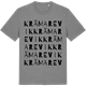 Mid Heather Gray t-shirt med Krämarevik ordlek t-shirt
