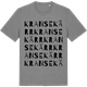 Mid Heather Gray t-shirt med Kransekärr ordlek t-shirt
