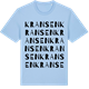 Blue Soul t-shirt med Kransen ordlek t-shirt