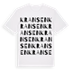 Kransen ordlek t-shirt
