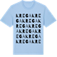 Blue Soul t-shirt med Krega ordlek t-shirt