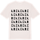 Vintage White t-shirt med Kreke ordlek t-shirt