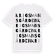 Krigsmansgården ordlek t-shirt