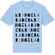 Blue Soul t-shirt med Kringelaruder ordlek t-shirt
