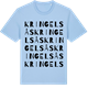 Blue Soul t-shirt med Kringelsås ordlek t-shirt