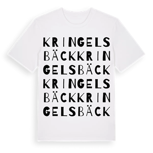 Kringelsbäck ordlek t-shirt – ekologisk bomull t-shirt från Pinshirt