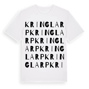Kringlarp ordlek t-shirt – ekologisk bomull t-shirt från Pinshirt