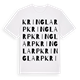 Kringlarp ordlek t-shirt