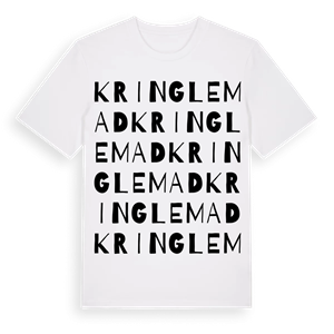 Kringlemad ordlek t-shirt – ekologisk bomull t-shirt från Pinshirt