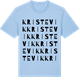 Blue Soul t-shirt med Kristevik ordlek t-shirt
