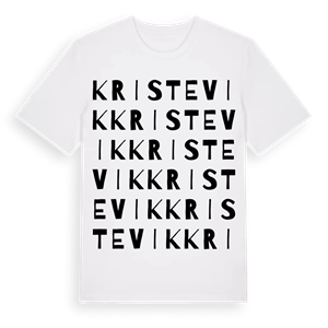 Kristevik ordlek t-shirt – ekologisk bomull t-shirt från Pinshirt