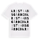 Kristiansgården ordlek t-shirt