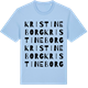Blue Soul t-shirt med Kristineborg ordlek t-shirt