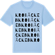 Blue Soul t-shirt med Krobäcken ordlek t-shirt