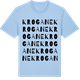Blue Soul t-shirt med Krogane ordlek t-shirt