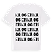 Krogen ordlek t-shirt