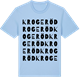 Blue Soul t-shirt med Krogeröd ordlek t-shirt