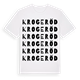 Krogeröd ordlek t-shirt