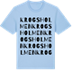 Blue Soul t-shirt med Krogsholmen ordlek t-shirt