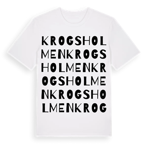 Krogsholmen ordlek t-shirt – ekologisk bomull t-shirt från Pinshirt
