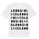 Krogsholmen ordlek t-shirt
