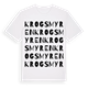 Krogsmyren ordlek t-shirt