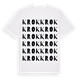 Krok ordlek t-shirt