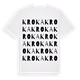 Kroka ordlek t-shirt
