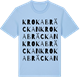 Blue Soul t-shirt med Krokabräckan ordlek t-shirt