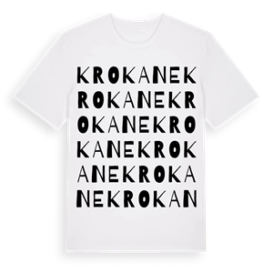 Krokane ordlek t-shirt – ekologisk bomull t-shirt från Pinshirt