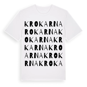 Krokarna ordlek t-shirt – ekologisk bomull t-shirt från Pinshirt