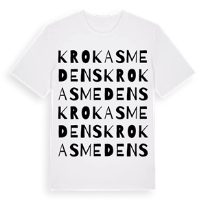 Krokasmedens ordlek t-shirt – ekologisk bomull t-shirt från Pinshirt