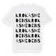 Krokasmedens ordlek t-shirt