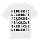 Krokbräcke ordlek t-shirt