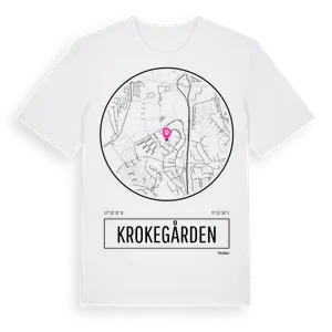 Krokegården t-shirt – ekologisk bomull t-shirt från Pinshirt