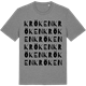 Mid Heather Gray t-shirt med Kröken ordlek t-shirt