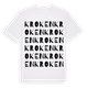 Kroken ordlek t-shirt