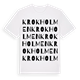 Krokholmen ordlek t-shirt
