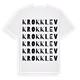 Krokklev ordlek t-shirt