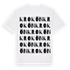 Krokön ordlek t-shirt