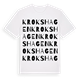 Krokshagen ordlek t-shirt