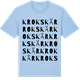 Blue Soul t-shirt med Krokskär ordlek t-shirt